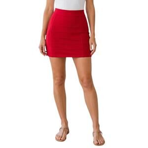 Forever 21 XXI Red Mini Skirt, L